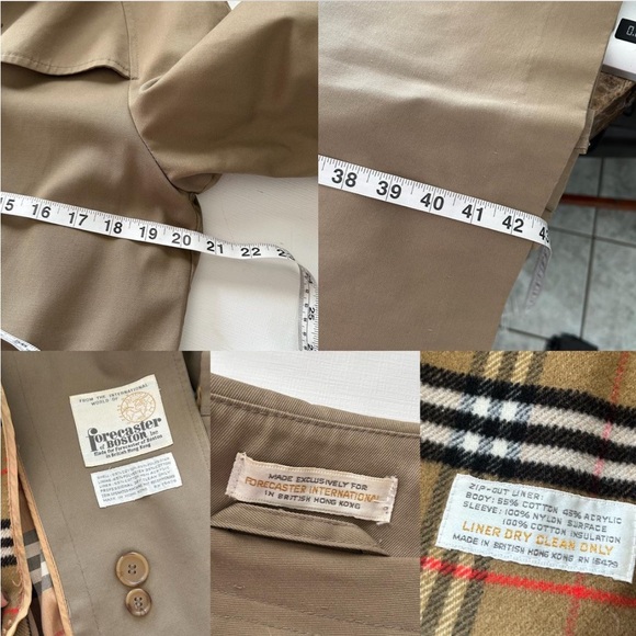 Vintage 1970s Forecaster of Boston Trench Coat size 13/14. - Picture 7 of 16